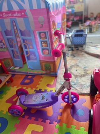 Patinete niña unicornio 3 ruedas