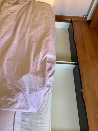 Cama flaxa con cajones y cabecero