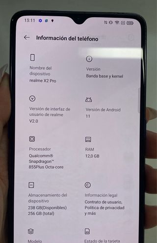 Realme X2 Pro Azul 256GB