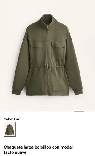 Sudadera Oysho Verde Militar Talla M