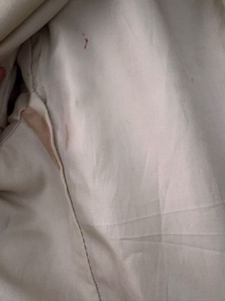 Americana piel ovino T46 mujer beige.