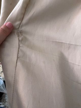 Americana piel ovino T46 mujer beige.