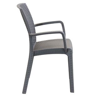 Sedia da Esterno Classica Rattan Sintetico Taupe