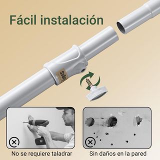 Armario Abierto Ajustable con Barras