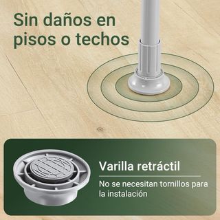 Armario Abierto Ajustable con Barras