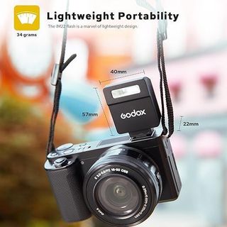 Godox iM22, flash per fotocamera con 5 livelli