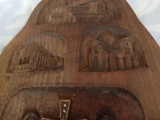 Cuadro Madera Tallada Imágenes Oviedo