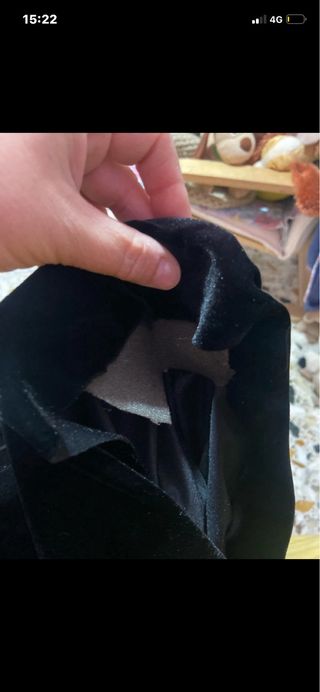 Abitino in velluto nero tg 40/42