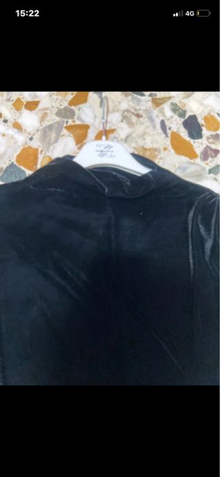 Abitino in velluto nero tg 40/42