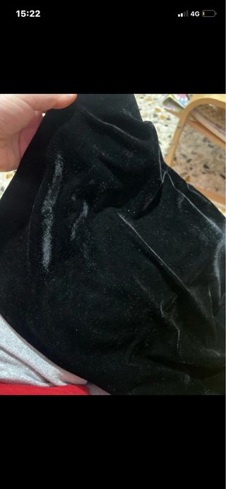 Abitino in velluto nero tg 40/42