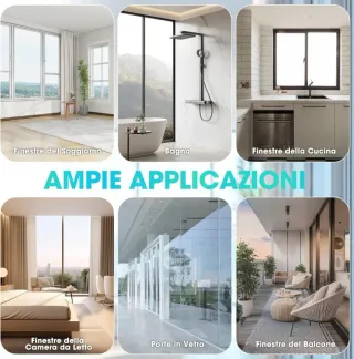 HAUSHOF Robot Lavavetri pulisci vetri 3 modalità