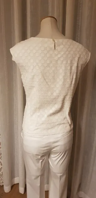 Top Lasserre Blanco Talla 42