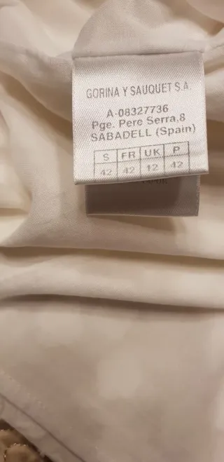 Top Lasserre Blanco Talla 42
