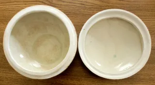 CAJA PORCELANA ESTILO ORIENTAL.