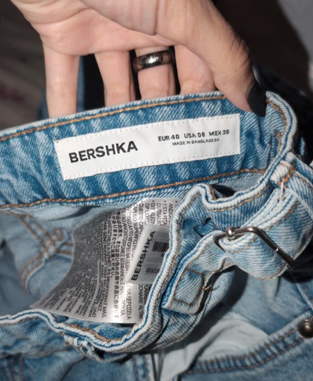 Pantalones Vaqueros Cargo Anchos Bershka - Y2K