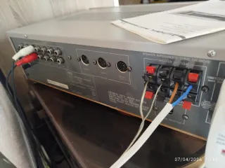 Amplificador JVC Vintage Plata