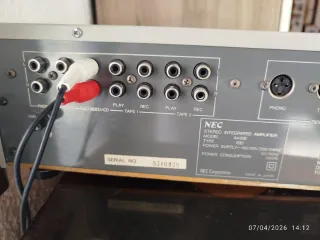 Amplificador JVC Vintage Plata