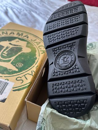Sandalias Panama Jack Marrón Talla 41 Nuevas
