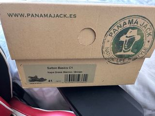 Sandalias Panama Jack Marrón Talla 41 Nuevas