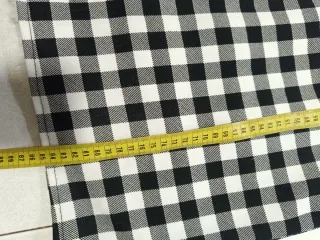 Vestido pichi cuadros volantes