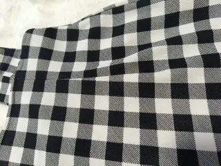 Vestido pichi cuadros volantes