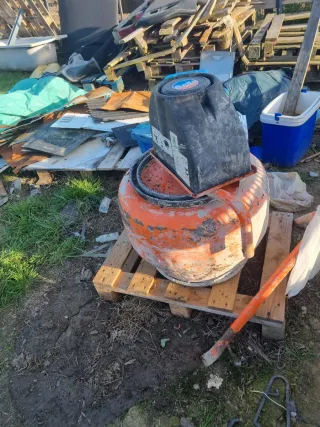 Hormigonera Eléctrica Naranja