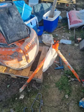 Hormigonera Eléctrica Naranja