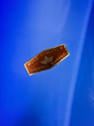 Centro tavola in cristallo Murano Sommerso