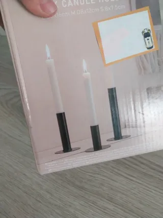 Candelabros de Hierro Negro