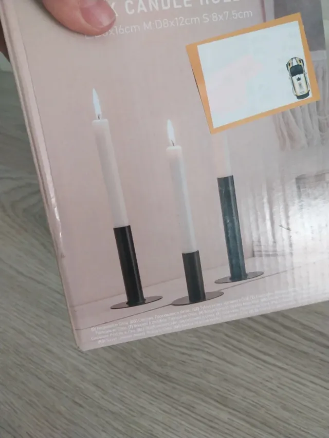 Candelabros de Hierro Negro