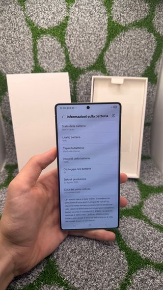 Samsung S25 Ultra 256GB Grigio -Batt 100% 10 cicli