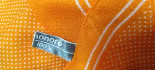 Pañuelo Guy St. Honore naranja con puntos blancos