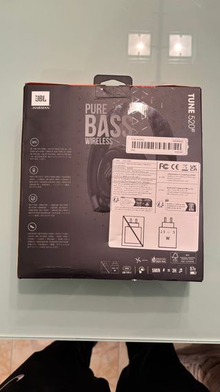 Auriculares JBL Tune 520BT Bluetooth negros