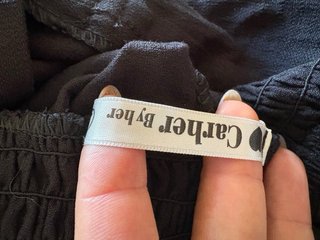 Calça preta de cintura alta S/m