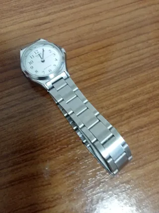 Reloj Casio Mujer Inox Blanco