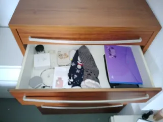 Cómoda madera 4 cajones