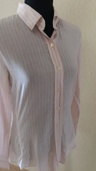 Camisa Tommy Hilfiger Rayas Rosas