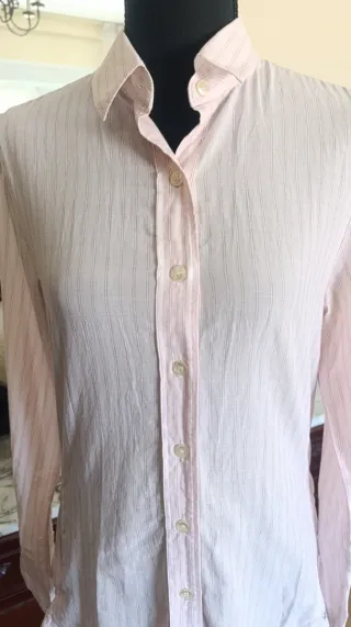 Camisa Tommy Hilfiger Rayas Rosas