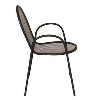 Sedia da Esterno Impalabile Classica Ferro Tinto