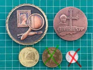 Medallas Filatelia y Numismática a elegir