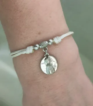 Pulsera Comunión niña Blanca.