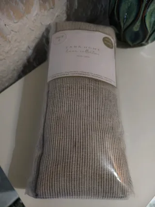 Fundas Almohada Zara Home Lino 65x100 (Pack 2)
