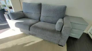 Sofá Cama Gris 150cm Poco Uso