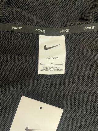 Nike Dri-FIT Felpa con cappuccio e zip - Nera r.20