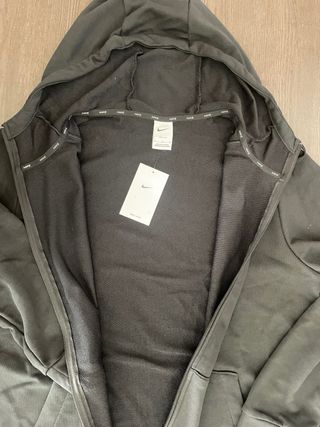 Nike Dri-FIT Felpa con cappuccio e zip - Nera r.20