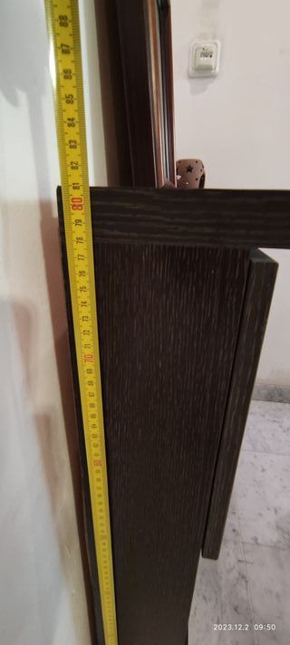 Recibidor Compacto Madera Oscura