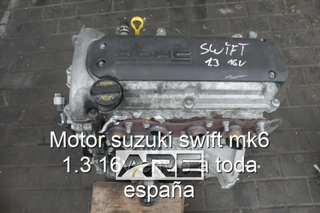 motor M13A Suzuki Swift 1.3 gasolina 92cv