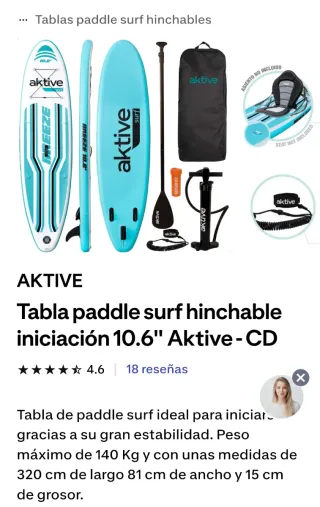 2 Tablas Paddle Surf Hinchables 10.6