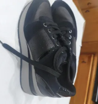 Zapatillas Geox Mujer Negras