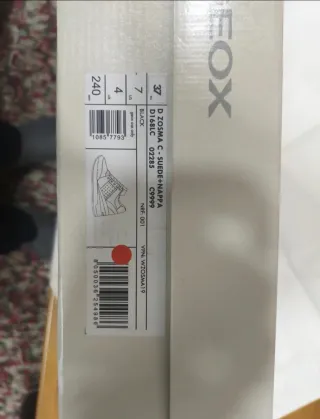 Zapatillas Geox Mujer Negras